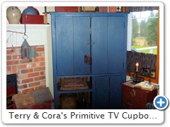 Terry & Cora's Primitive TV Cupboard