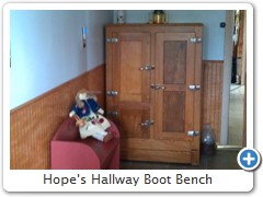 Hope's Hallway Boot Bench