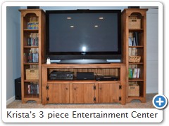 Krista's 3 piece Entertainment Center