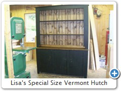 Lisa's Special Size Vermont Hutch