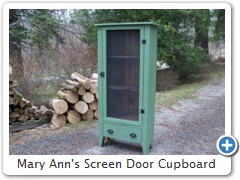 Mary Ann's Screen Door Cupboard